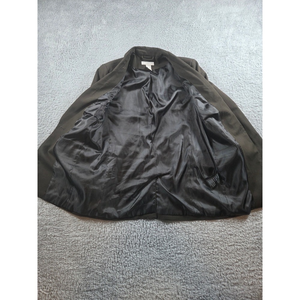 Corporate Chic Single Button Blazer Dark Olive Br… - image 4